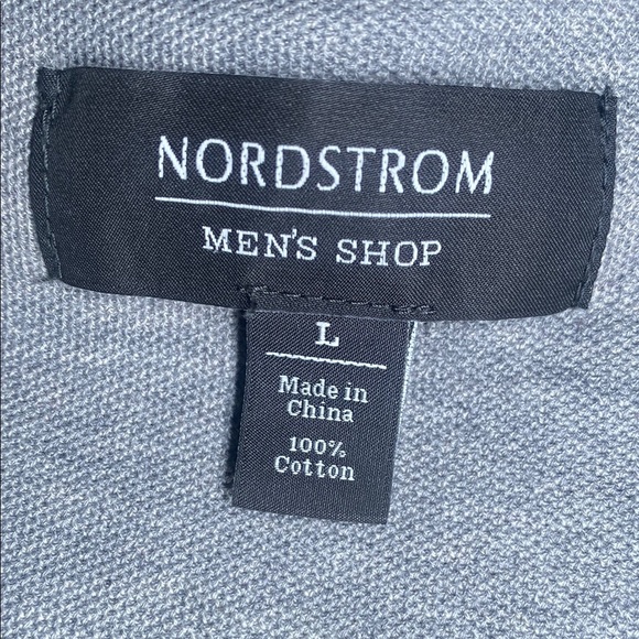 Nordstrom Men's Black Polo Shirt with Neon Stripes Size Large - Picture 2 of 6